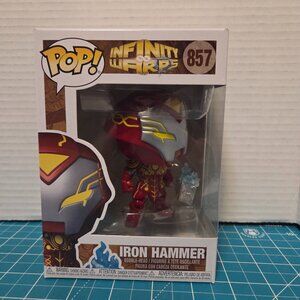 Funko POP Marvel Infinity Warps Iron Hammer Iron Man Thor 857 Vinyl Figure